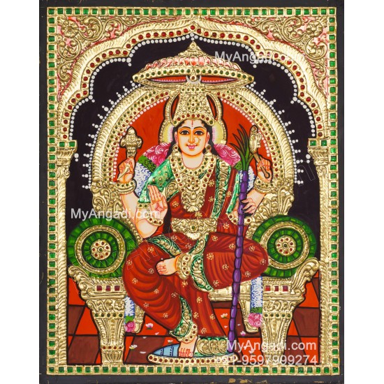 Lalitha Devi Tanjore Painting