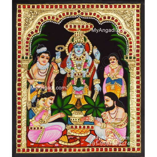 Sathyanarayana Tanjore Painting