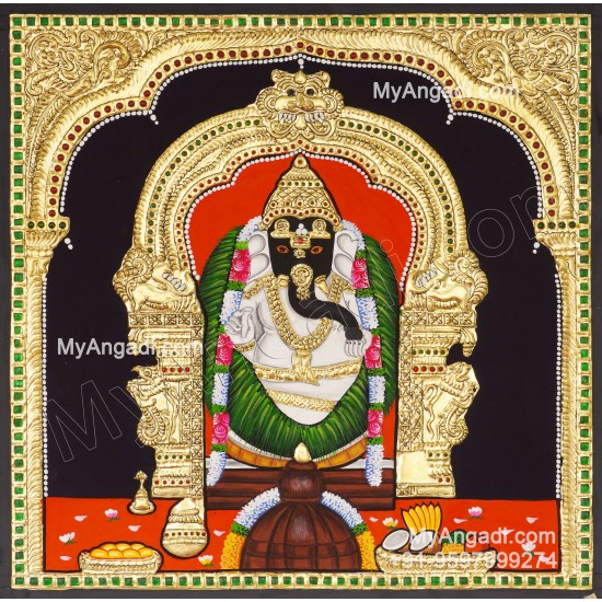 Eechanari Vinayagar Tanjore Painting