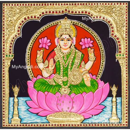 Mahalakshmi Tanjore Painting