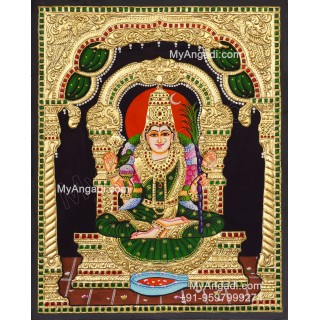 Kamakshi Amman Tanjore Painting