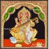 Saraswathi Tanjore Painting