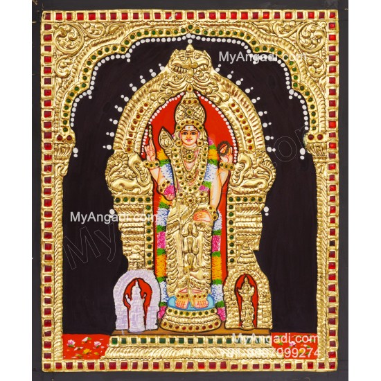 Thiruchendhur Murugan Tanjore Painting