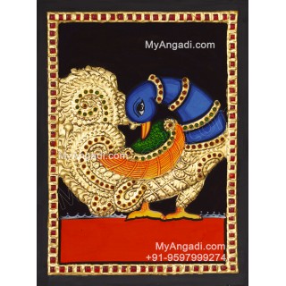 Peacock Tanjore Painting