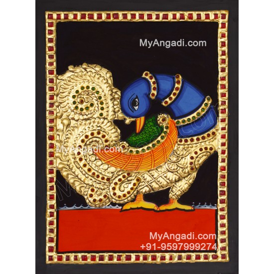 Peacock Tanjore Painting