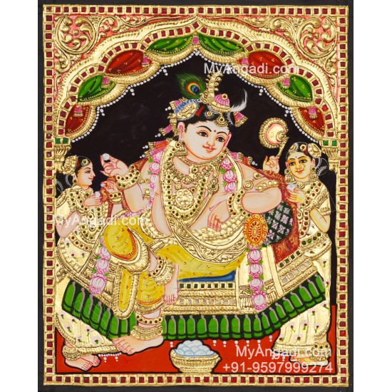 Krishna Tanjore Painting