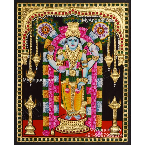 Guruvayurappan Tanjore Painting