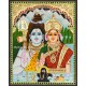 Shivan Parvathi Tanjore Painting