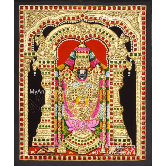 Balaji Lakshmi  Tanjore Painting