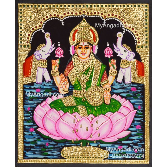 Gajalakshmi Tanjore Paintings