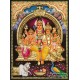 Siva Family 3D Tanjore Painting
