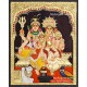 Shiva Family Tanjore Painting