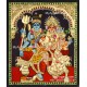 Shiva Family Tanjore Painting - Shiva Parivar