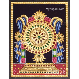 Small Chakra Tanjore Paintings