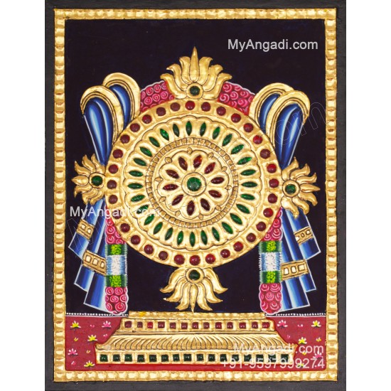 Small Chakra Tanjore Paintings