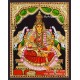 Gajalakshmi 3d Embossed Tanjore Painting