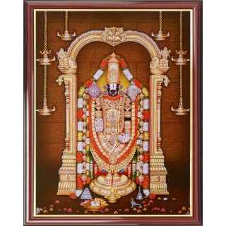 Lord Thirupathi Balaji Photo Frame Big