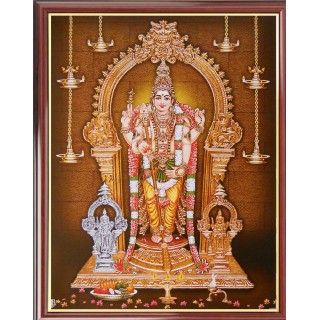 Lord Murugan Photo Frame Big