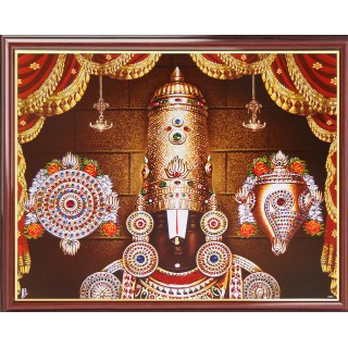 Lord  Thirupathi Balaji Face Photo Frame Big