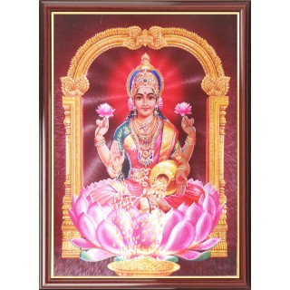 Lord  Lakshmi Photo Frame Big