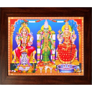 Lord Mariamman, Meenakshi Amman, Kamatchi Amman Wooden Photo Frame