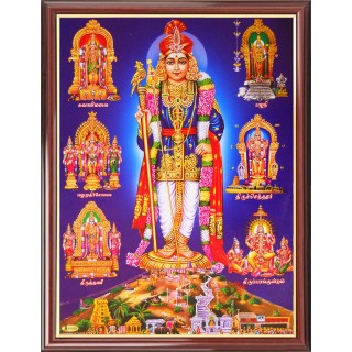 Arupadai Murugan Photo Frame