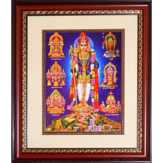 Arupadai Murugan Photo Frame Big Arupadai Murugan Photo Frame Big