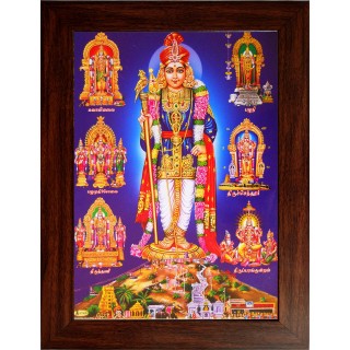 Arupadai Murugan Photo Frame