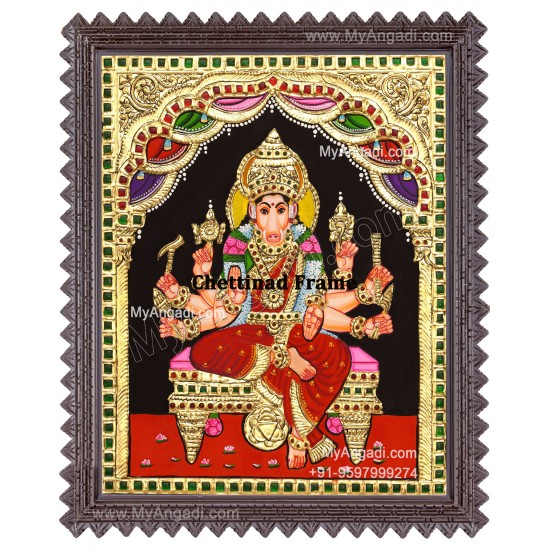 Varahi Amman Tanjore Painting