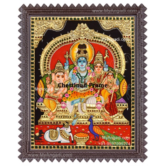 Shiva Family Tanjore Paintings