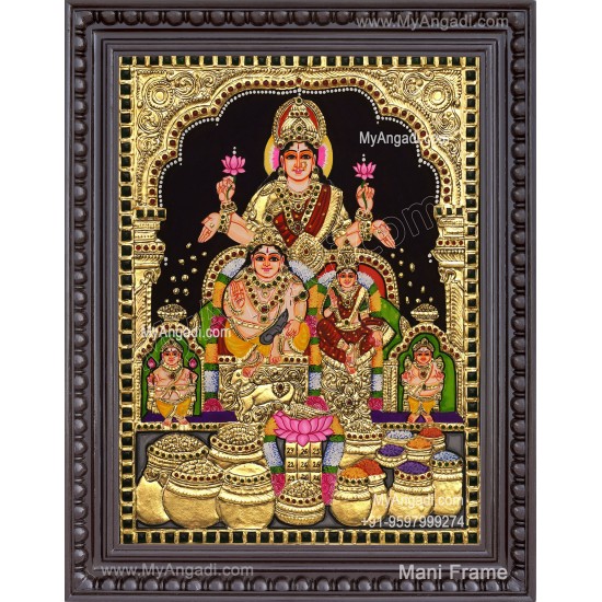Kubera Lakshmi Tanjore Paintings