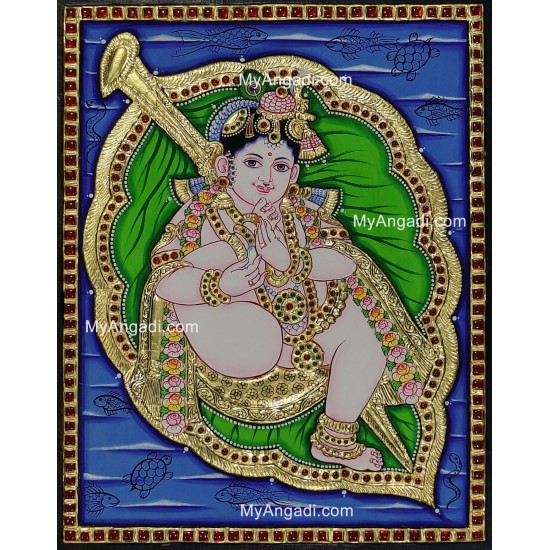 Krishna Tanjore Painting