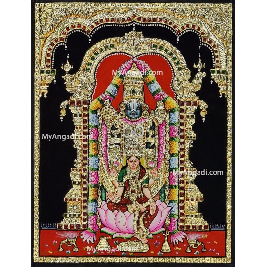 Balaji Lakshmi Tanjore Painting Balaji Lakshmi Tanjore Painting