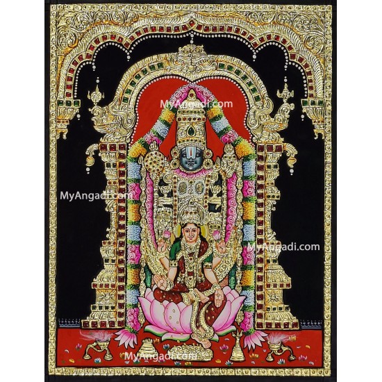 Balaji Lakshmi Tanjore Painting