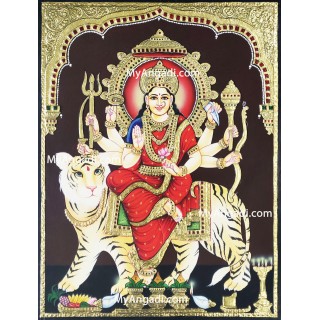 Durgai Tanjore Painting, Amman Tanjore Painting