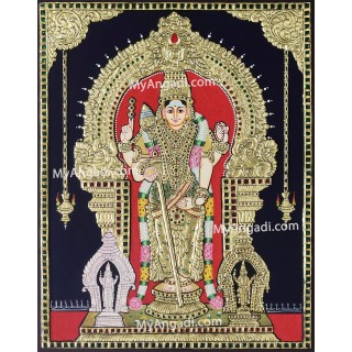 Thiruchendhur Murugan Tanjore Painting, Murugar Tanjore Painting