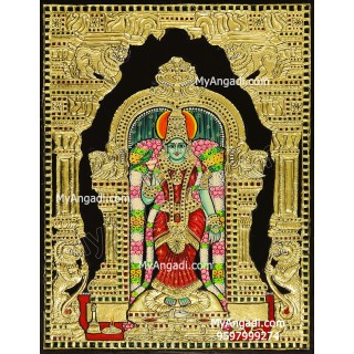 Meenakshi Amman Tanjore Painting