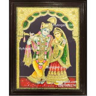 Radha Krishna Tanjore Painting