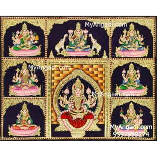 Ashtalakshmi Tanjore Painting