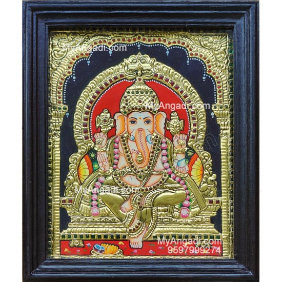 Ganesha Tanjore Painting Ganesha Tanjore Painting
