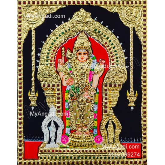 Murugan Tanjore Painting Murugan Tanjore Painting