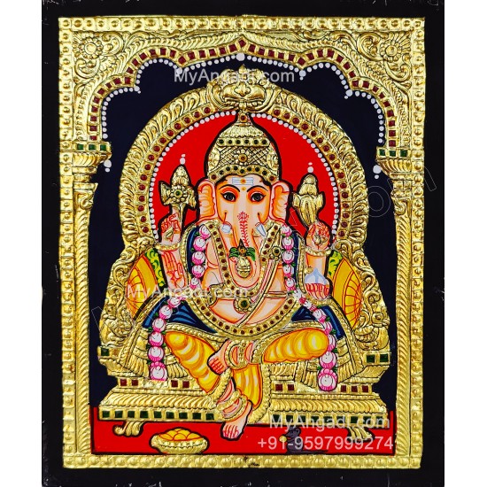 Ganesha Tanjore Painting, Ganesha Tanjore Painting Ganesha Tanjore Painting, Ganesha Tanjore Painting