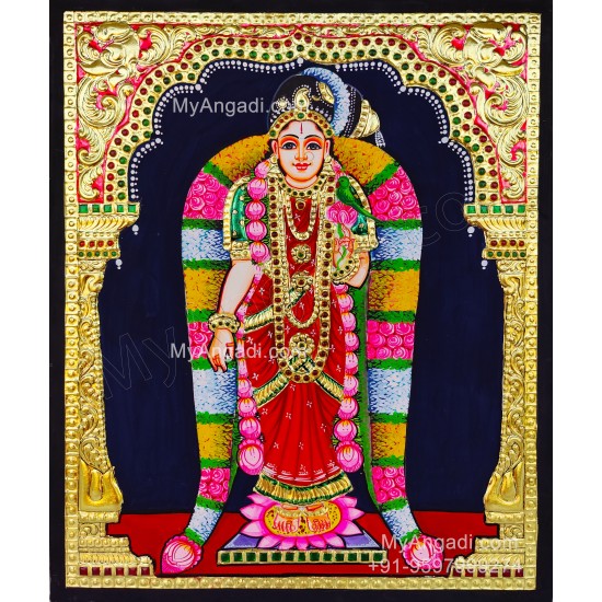 Aandal Tanjore Painting, Andal Tanjore Painting