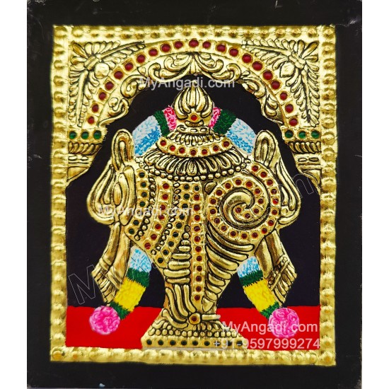 Small Sangu Tanjore Paintings Small Sangu Tanjore Paintings