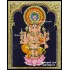 Kan Drishti Ganesha Tanjore Painting