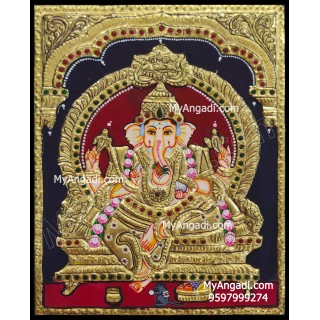 Ganesha Tanjore Painting