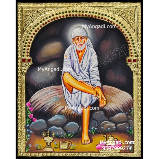 Sai Baba Tanjore Painting Sai Baba Tanjore Painting