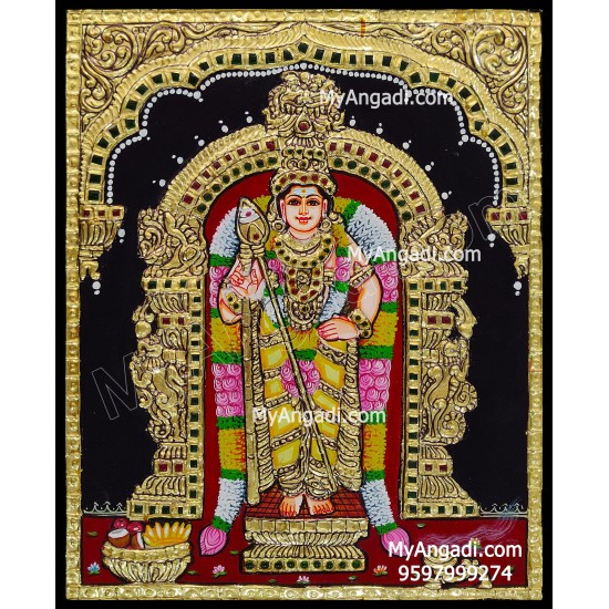 Murugan Tanjore Painting Murugan Tanjore Painting