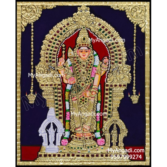 Murugan Tanjore Painting