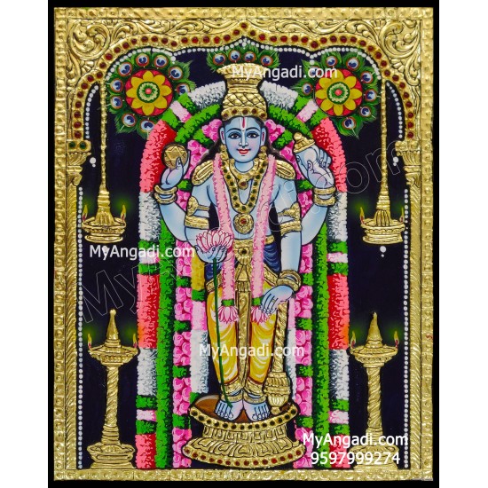 Guruvayurappan Tanjore Painting Guruvayurappan Tanjore Painting